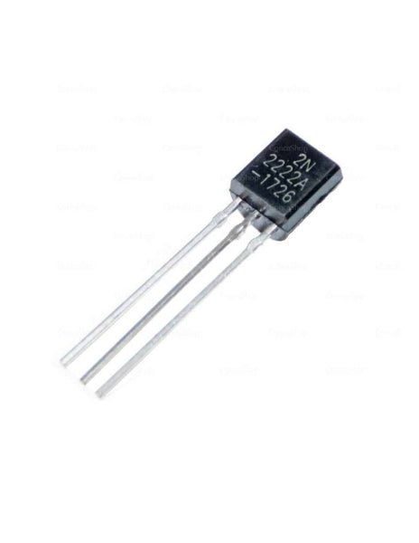 Transistor de Conmutación NPN 2N2222A | 50V, 0.8A, TO-18