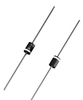 Diodo Rectificador 1000V 3A DO-201 - Diotec Semiconductor