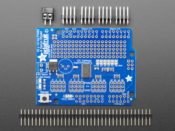 Controlador de Motor - PCA9685 Servo Shield 16-Channel 12-bit PWM I2C