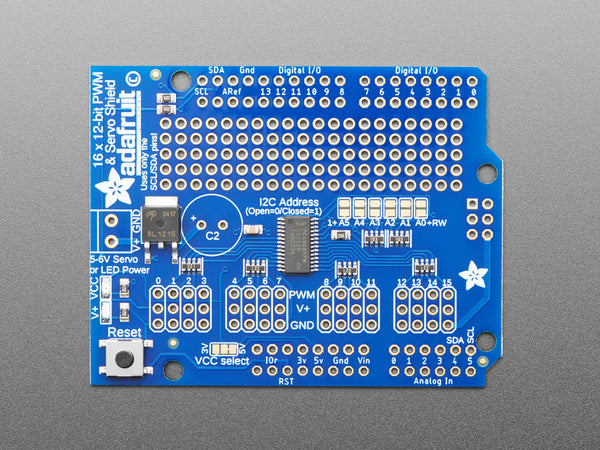 Controlador de Motor - PCA9685 Servo Shield 16-Channel 12-bit PWM I2C
