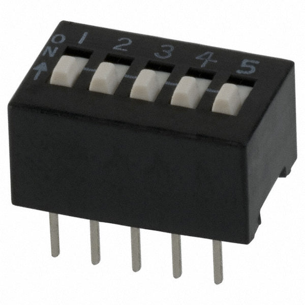 Interruptor DIP 5 Posiciones SPST 50mA 24V – CTS Serie 208