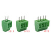 Bloque Terminal de Tornillo PCB 2.54mm 150V 6A – 2P / 3P / 4P