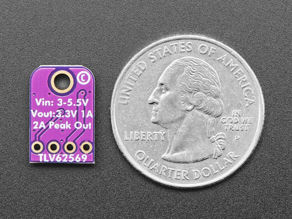 TLV62569 Convertidor Buck Breakout 3.3V 1.2A - Adafruit