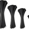 Bridas Nylon Negras UV Resistentes – 4”-10cm,  6”-15cm,  8”-20cm y 12”-30cm (Pack 10 unidades)