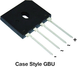Rectificador en Puente GBU4J-E3/51 600V 4A - Vishay General Semiconductor