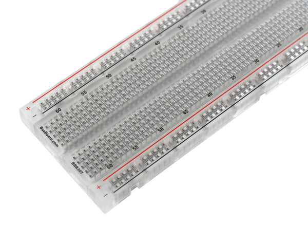 BB830T Protoboard 830 Puntos Plug‑In ABS 165x54mm - BusBoard