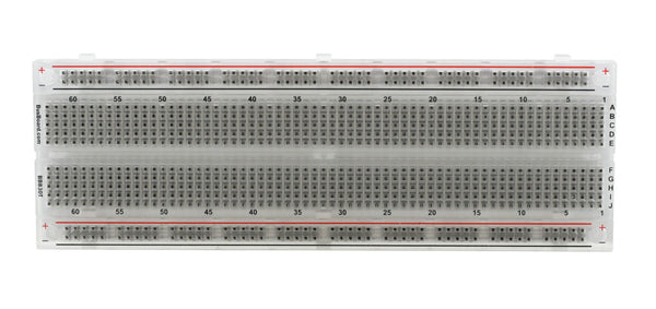 BB830T Protoboard 830 Puntos Plug‑In ABS 165x54mm - BusBoard