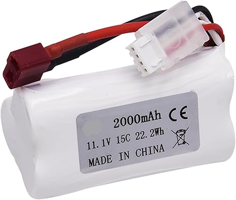 Baterías Li‑ion 11.1 V 2000 mAh 3S con T‑Plug