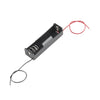 Soporte de Batería 18650 Individual 1×3.7 V con Cables
