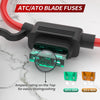 DaierTek Portafusibles en línea 12 AWG impermeable ATO/ATC 12V