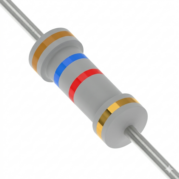 Resistencia Yageo RSF 1W ±5% Película de Óxido Metálico Axial (Serie RSF-RS201)