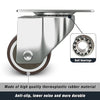 Ruedas Giratorias ANDUTEES de 1" - con Placa Giratoria 360°