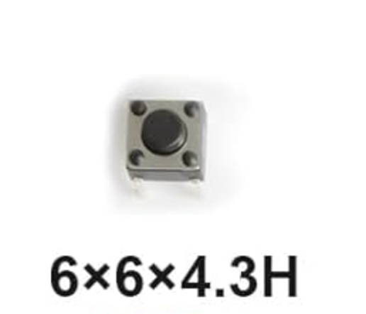 Botón Táctil 6x6x4.3H - QTEATAK