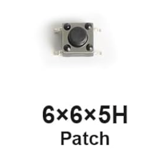 Botón Táctil 6x6x5H Patch - QTEATAK