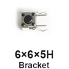 Botón Táctil 6x6x5H Bracket - QTEATAK