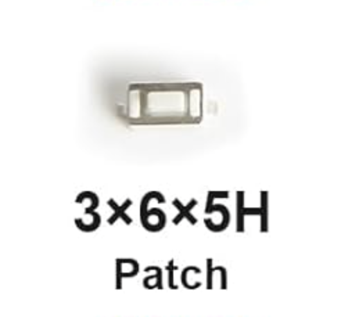 Botón Táctil 3x6x5H Patch- QTEATAK