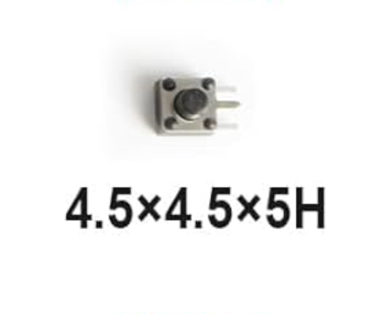 Botón Táctil  4.5x4.5x5H - QTEATAK