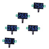 Voltímetro DC 0–30 V – Mini Digital 3 Cables Azul