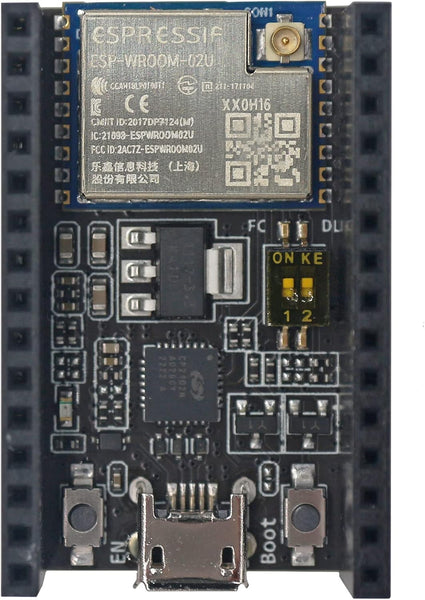 Kit de Desarrollo ESP8266-DEVKITC-02U-F – Plataforma WiFi con ESP-WROOM-02U