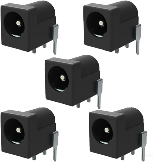 Jack DC Hembra 2.1 mm para PCB y Breadboard