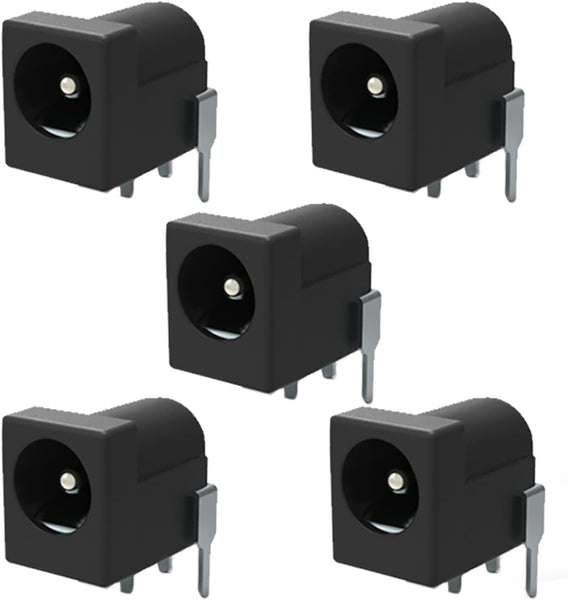 Jack DC Hembra 2.1 mm para PCB y Breadboard