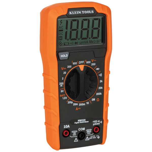 Kit de Pruebas Eléctricas con Multímetro Digital CAT III 600V – MM320KIT Klein Tools