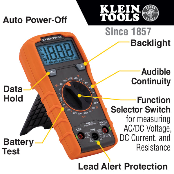 Multímetro Digital MM325 (DMM) CAT III 600V – Klein Tools