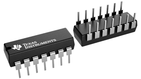 CD4069UBE Inversor CMOS Hexagonal No-Buffer PDIP-14 - Texas Instruments