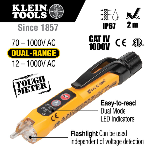Kit de Pruebas Eléctricas con Multímetro Digital CAT III 600V – MM320KIT Klein Tools